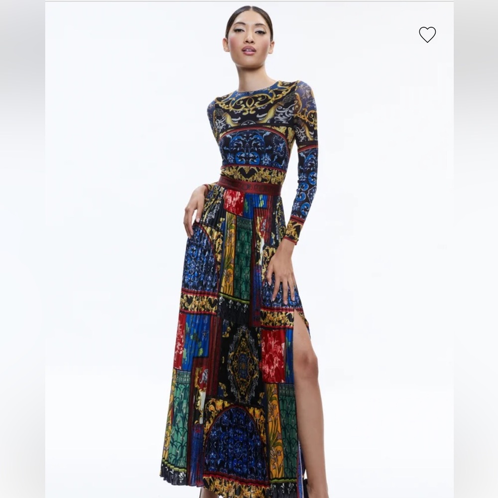IVEY PLEATED SKIRT MAXI DRESS